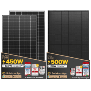 Solakon Solarmodule fuer das Balkonkraftwerk