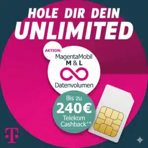 🔥 KRASS: NUR 18,70€/Monat 😳 Dank 750€ Bonus für original Telekom MagentaMobil M Unlimited 5G Allnet (Magenta1 und Magenta Moments)