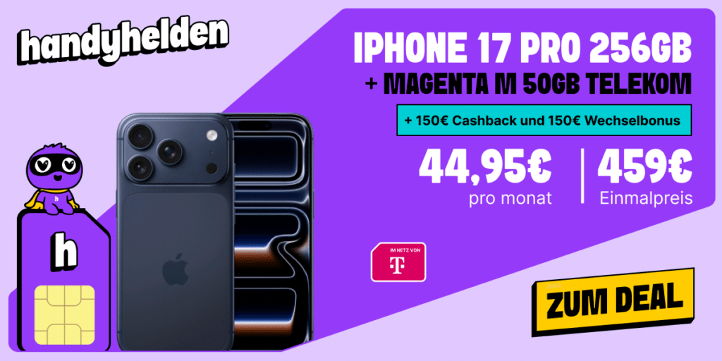 W25   iPhone 17 Pro 256GB   Telekom   1200x600