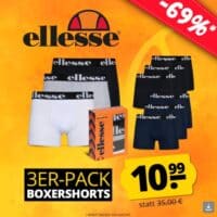ellesse Herren Boxershorts 3er Pack