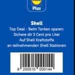 0,03€ Tankrabatt pro Liter bei Shell (mit Lidl Plus)