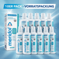 10er Pack Meridol Mundspülung