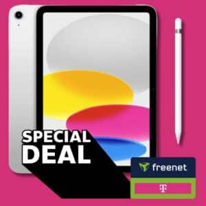 Kann das sein?! 🤩 Apple iPad 11 NUR 5€ mit unendlich Telekom 5G für NUR 27,95€ mtl. + 150€ Bonus + GRATIS Apple Pencil | 0€ AG!