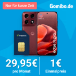 [Eff. 3€ mtl.] Motorola Edge 70 Pro für 1€ + 50GB Telekom Allnet für 29,95€ mtl. + 150€ Bonus
