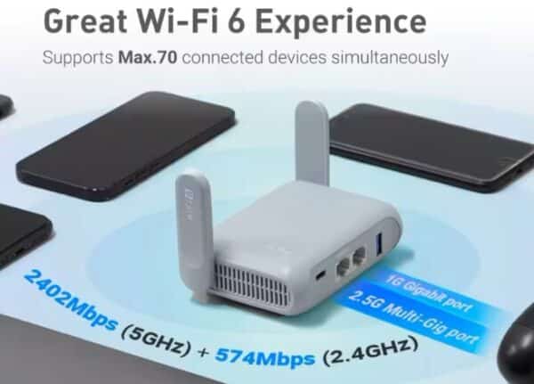 GL.iNet GL MT3000 Beryl AX Mobile Reise Router
