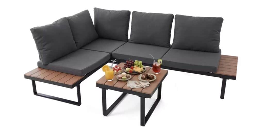 HOMAVO Gartenlounge Set 4