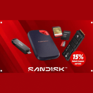 Sandisk Deals mit 15% Extra-Rabatt  💾  nur in der MediaMarkt-App & mit myMediaMarkt