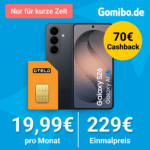 [Eff. 0,61 € mtl.] 📲 Galaxy S26 (256GB) für 229€ + 50GB 5G Otelo Vodafone Allnet für 19,99€ + 80€ Bonus
