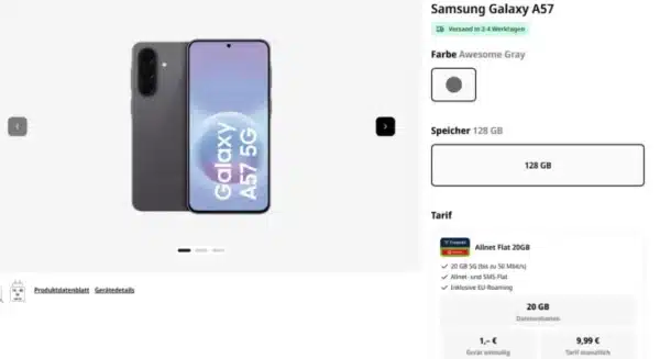 Samsung Galaxy A57 Handytarif 733x400 1