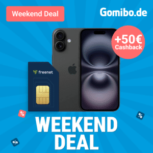 [200€ Bonus] 🔥 iPhone 16 für 59€ + Telekom Unlimited Allnet für 39,95€ mtl. (eff. 7,61 € mtl.)
