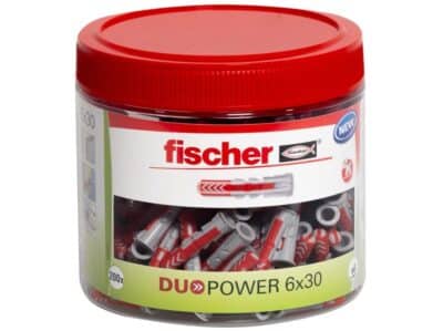 fischer DuoPower 6 x 30 handliche Runddose mit 200 Universalduebeln fischer DuoPower 6 x 30 handliche Runddose mit 200 Universalduebeln
