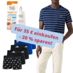 [Endet] 20% Direktabzug bei Amazon 👕💅 (ausgewählte Fashion & Kosmetik, ab 35€ Bestellwert)