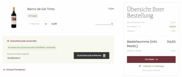 Bairro de Cal Tinto im 6er Pack