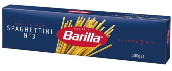 Barilla Pasta Klassische Spaghettini n.3