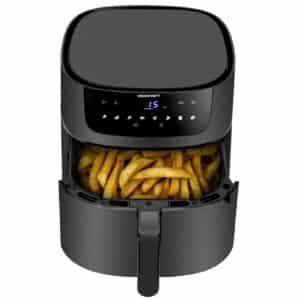 PREISFEHLER? Veripart Heißluftfritteuse XXL (8 Liter) + 3-teiliges Zubehörset für 28,99€