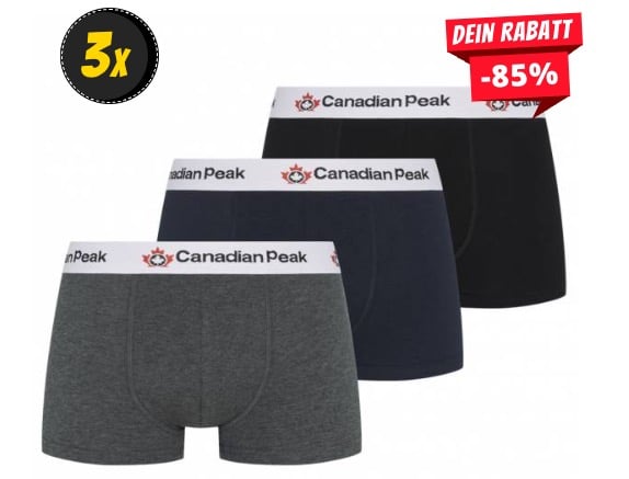 Canadian Peak Herren Boxershorts 3er Pack Canadian Peak Herren Boxershorts 3er Pack