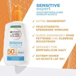 Garnier Sonnenschutz Spray mit LSF 50 plus