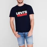 Levis Sportswear Logo Graphic T Shirt fuer Herren