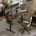 Höhenverstellbarer Schreibtisch von Songmics (140x60x(72-120), )