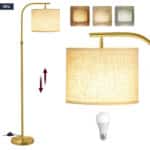 🛋️ VASAGLE Höhenverstellbare Stehleuchte mit Fußschalter & 3 Lichtfarben