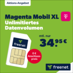 🤯 Telekom Magenta Mobil XL UNENDLICH 5G (300 Mbit/s) für 34,95€ mtl. | 0,00€ AG!
