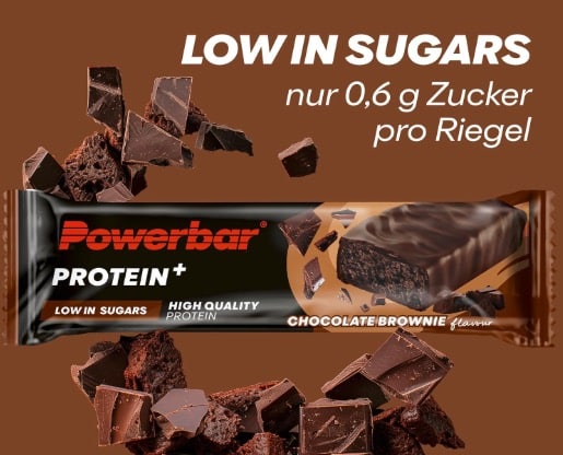 Powerbar   Protein Plus   Low Sugar   Chocolate Brownie   16x35g   High Protein Low Sugar Riegel
