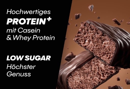 Powerbar   Protein Plus   Low Sugar   Chocolate Brownie 16x35g   High Protein Low Sugar Riegel