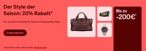 eBay Fashion Gutschein