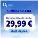 Unendlich surfen, maximal flexibel: o2 Mobile Unlimited M Flex für 29,99€ + 30€ BestChoice Gutschein (monatlich kündbar) 🚀