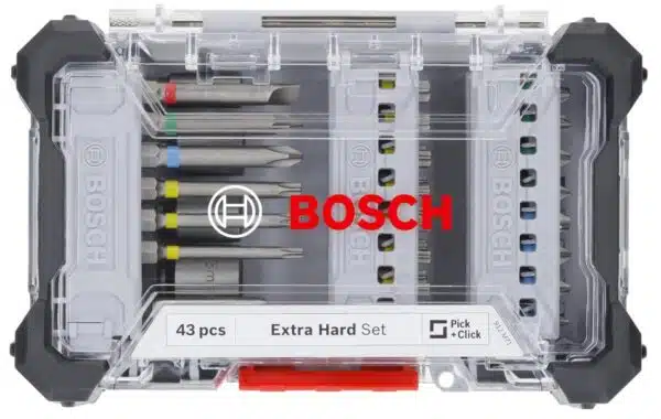 Bosch 43x Extra Hard Schrauberbit Set