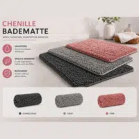 Chenille Badematte