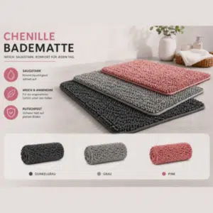 Chenille Badematte