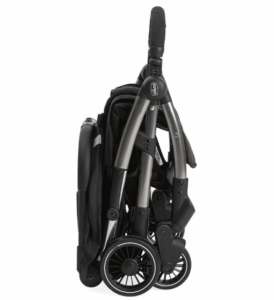 Chicco Cheerio Buggy Jet Black zusammengefaltet