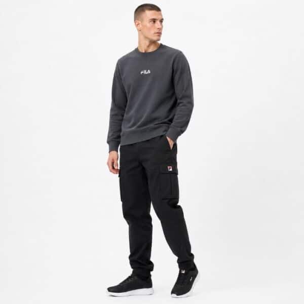 FILA Joey Retro Herren Crew Sweatshirt LMSPM013 Charcoal