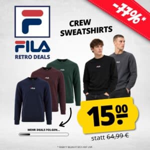 HB FILA Retro Deals Crew Sweatshirts MOB DEU
