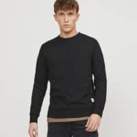 Jack and Jones Crew Neck Sweatshirt in schwarz