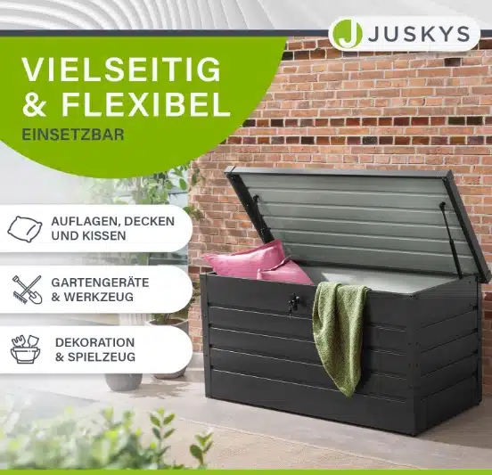 Juskys Metall Aufbewahrungsbox Limani 380 L