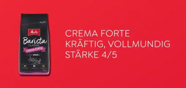 Melitta Barista   Crema Forte Kaffeebohnen