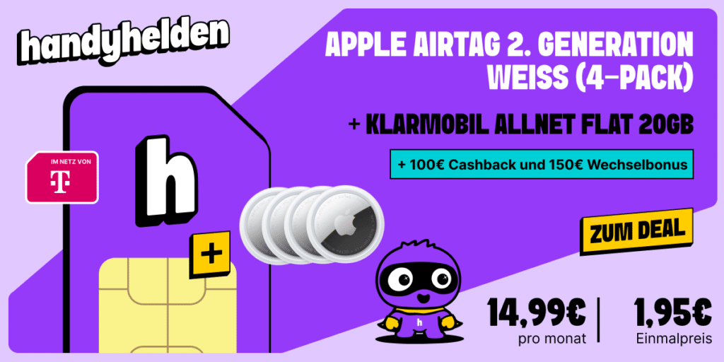 Week 32   Apple AirTag 2. Generation Weiss 4 Pack   Telekom   1200x600