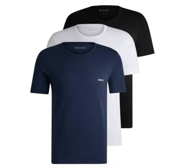 3er Pack BOSS Rundhals T Shirts BOSS ONE