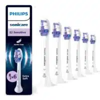 6er Pack Philips Sonicare S2 Sensitive Ersatzbuerstenkoepfe HX6056 87