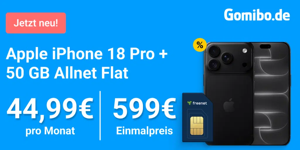 Apple iPhone 18 Pro freenet 1200x600 Apple iPhone 18 Pro freenet 1200x600