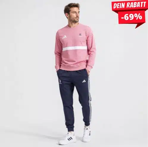 Frankreich FFHB adidas Herren Handball Sweatshirt Frankreich FFHB adidas Herren Handball Sweatshirt