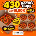 Reese's Mega-Deal: 430 Peanut Butter Cups für nur 19,90€ inkl. Versand!