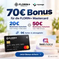 70 Bonus fuer FLORIN