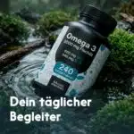 Bloom Naturals Omega 3 Kapseln 🧡💊 240er Pack Fischöl-Softgel Kapseln (pro Tag 660 mg EPA & 440 mg DHA)
