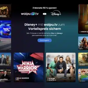 waipu.tv & Disney+ im Halloween-Special 🎃 3 Monate zum halben Preis!