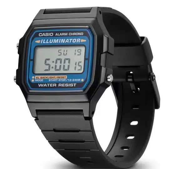 CASIO TIMELESS COLLECTION Chronograph F 105W 1AWYEF CASIO TIMELESS COLLECTION Chronograph F 105W 1AWYEF