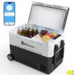 Foursun 45L Kompressor-Kühlschrank mit Tuya-App und Rollen