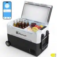 Foursun 45L Tragbarer Kompressorkuehlschrank